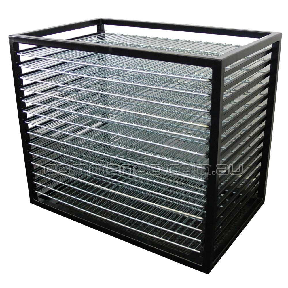 Drying Rack Art Storage Systems Commando Storage Systems