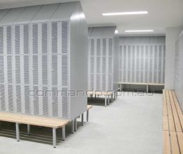 Steel lockers perforated door
